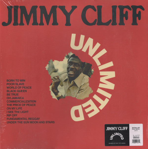 Jimmy Cliff : Unlimited (LP, Album, RE, Red)