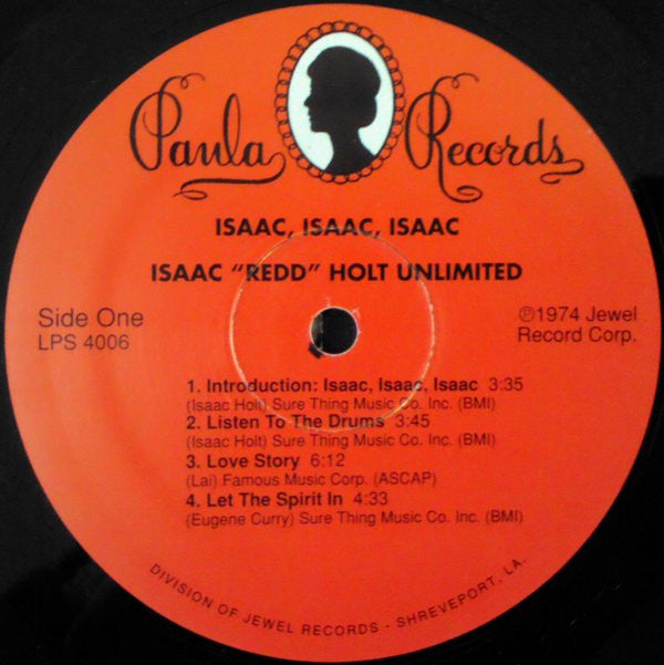 Isaac "Redd" Holt Unlimited* : Isaac, Isaac, Isaac. (LP, Album, RE)