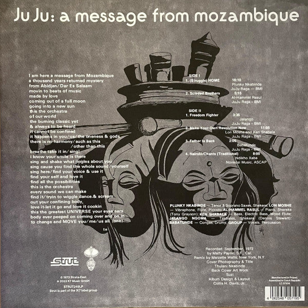 Ju Ju* : A Message From Mozambique (LP, Album, RE)