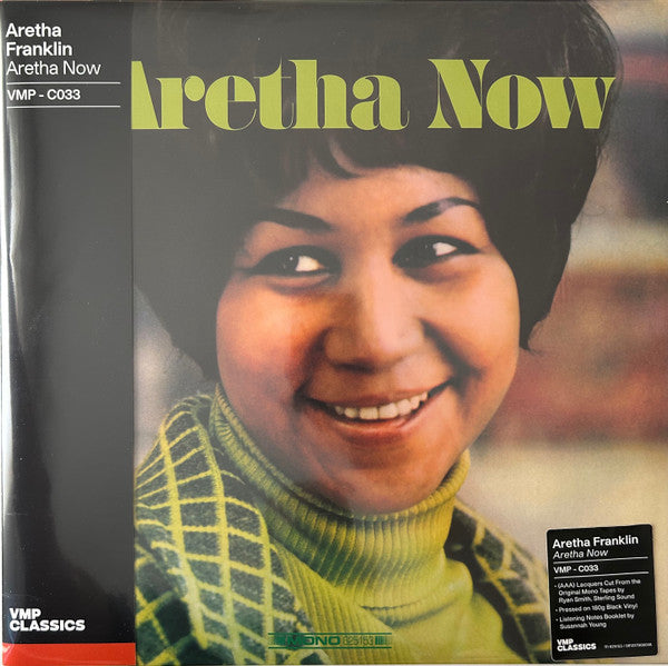 Aretha Franklin : Aretha Now (LP, Album, Mono, Club, RE, RM, RP, 180)