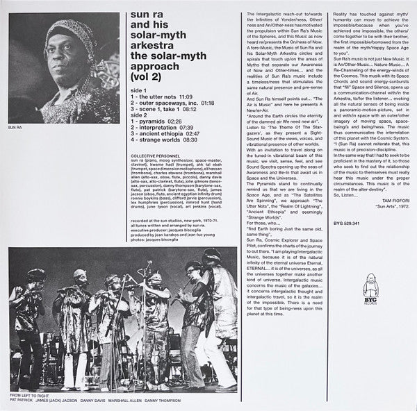 Sun Ra And His Solar-myth Arkestra* : The Solar-myth Approach (Vol 2) (LP, Album, Ltd, RE, RM, 180)