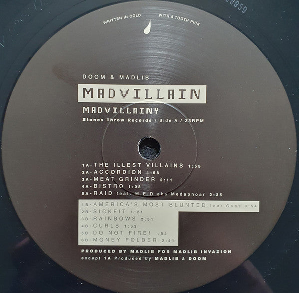Madvillain : Madvillainy (2xLP, Album, RE, RP)
