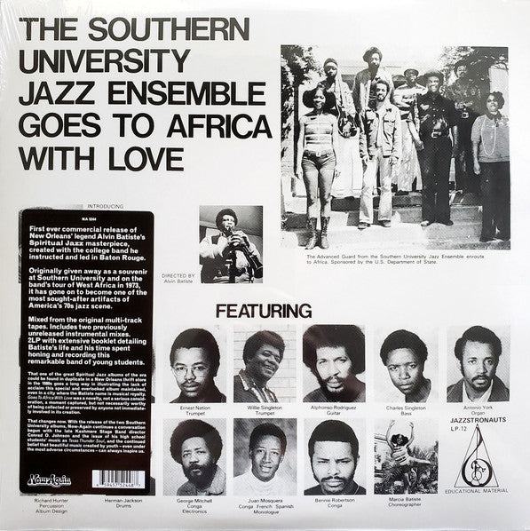 The Southern University Jazz Ensemble : Goes To Africa With Love (2xLP, Album, RE)