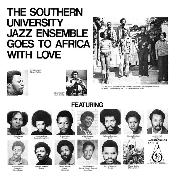 The Southern University Jazz Ensemble : Goes To Africa With Love (2xLP, Album, RE)