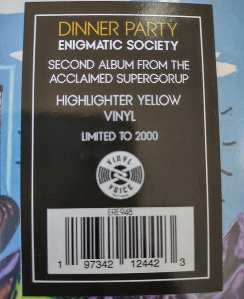 Dinner Party (2) : Enigmatic Society (LP, Album, Ltd, Yel)
