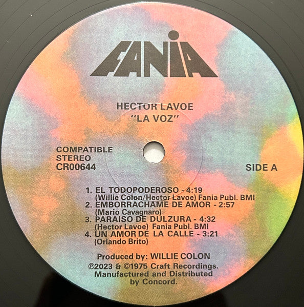 Hector Lavoe : La Voz (LP, Album, RE)