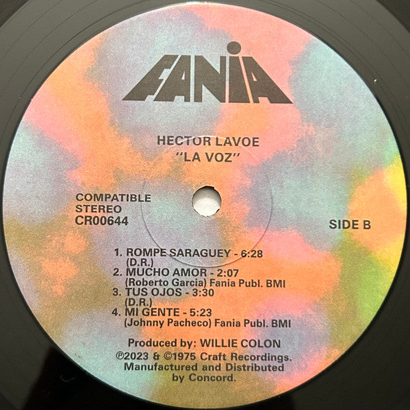 Hector Lavoe : La Voz (LP, Album, RE)