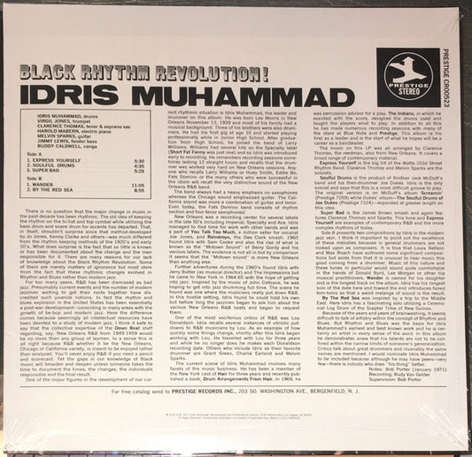 Idris Muhammad : Black Rhythm Revolution! (LP, Album, RE)