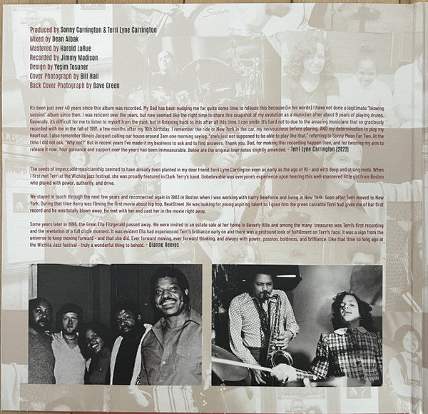 Terri Lyne Carrington : TLC And Friends (LP, Album, RE)