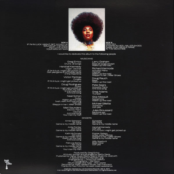 Betty Davis : Betty Davis (LP, Album, RE, RM)