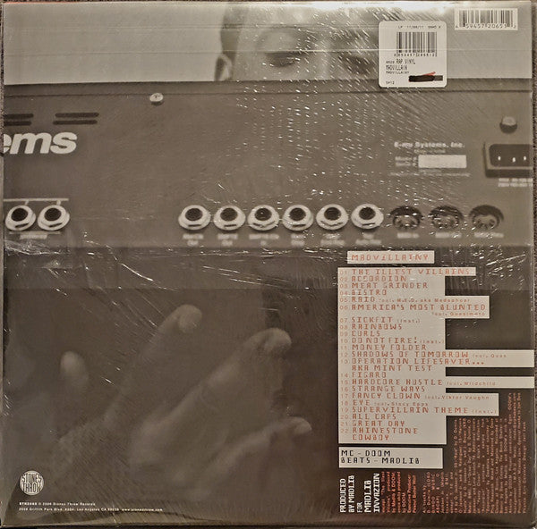 MF Doom, Madlib, Madvillain : Madvillainy (2xLP, Album, RE, RP)