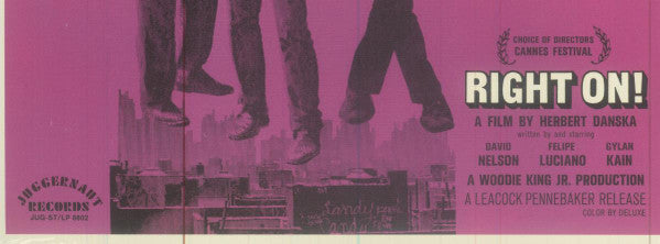 The Last Poets : Right On! (Original Soundtrack) (LP, Album, RE, Gat)