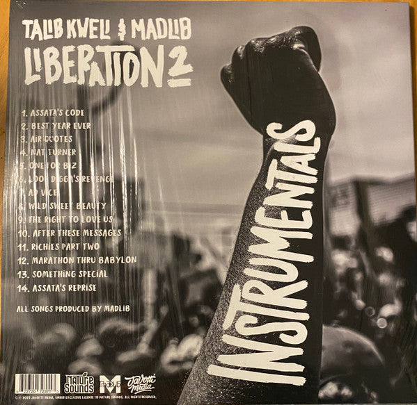 Talib Kweli & Madlib : Liberation 2 Instrumentals (2xLP, Album, Ltd)