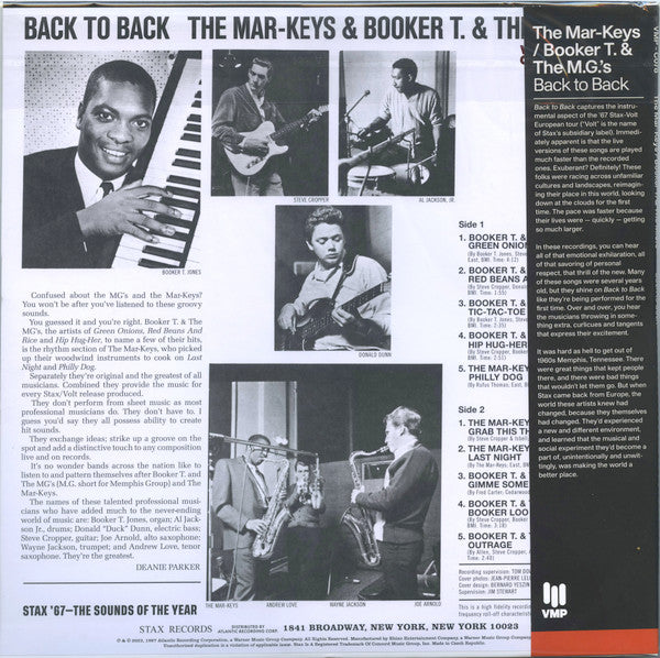 The Mar-Keys / Booker T. And The MG's* : Back To Back (LP, Album, Mono, Club, RE)