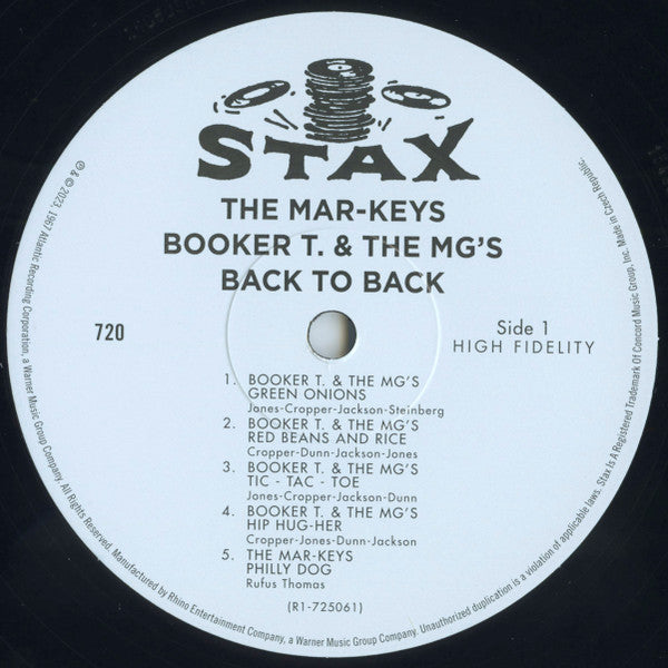 The Mar-Keys / Booker T. And The MG's* : Back To Back (LP, Album, Mono, Club, RE)