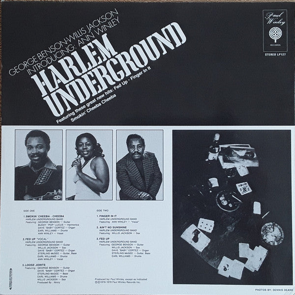 Harlem Underground Band : Harlem Underground (LP, Album, RE)