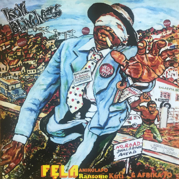 Fela Anikulapo Kuti* & Afrika 70* : Ikoyi Blindness (LP, Album, RE, Whi)