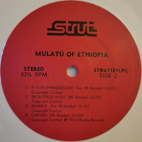 Mulatu Astatke : Mulatu Of Ethiopia (LP, Album, RE, Whi + LP, Mono, Whi + Ltd, RE)