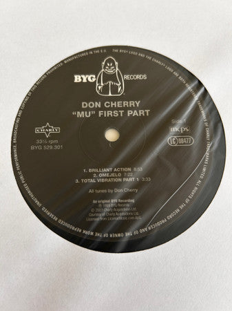 Don Cherry : "Mu" First Part (LP, Ltd, RM, 180)