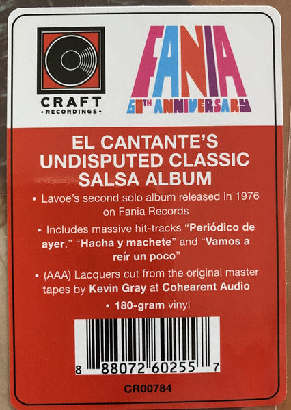 Hector Lavoe : De Ti Depende (It's Up To You) (LP, Album, RE)