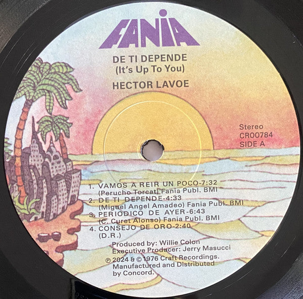 Hector Lavoe : De Ti Depende (It's Up To You) (LP, Album, RE)