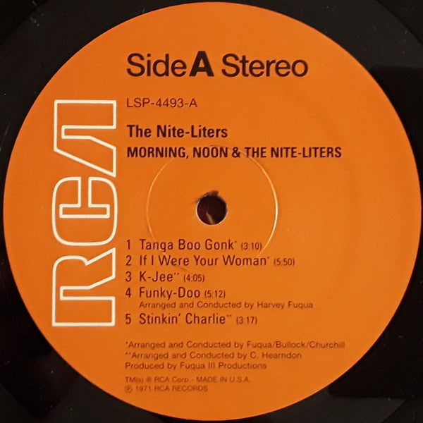 The Nite-Liters : Morning, Noon & The Nite-Liters (LP, Album, RE)