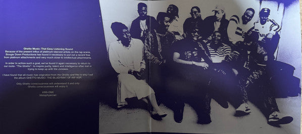 Boogie Down Productions : Ghetto Music: The Blueprint Of Hip Hop (2xLP, Album, Ltd, RE, Blu)