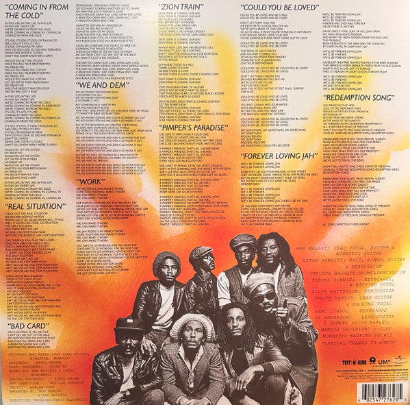 Bob Marley & The Wailers : Uprising (LP, Album, RE, 180)