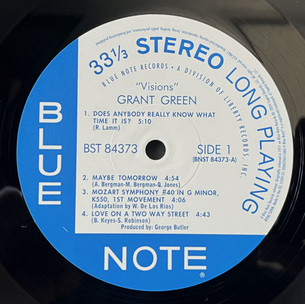Grant Green : Visions (LP, Album, RE, 180)