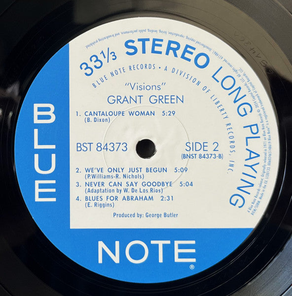Grant Green : Visions (LP, Album, RE, 180)