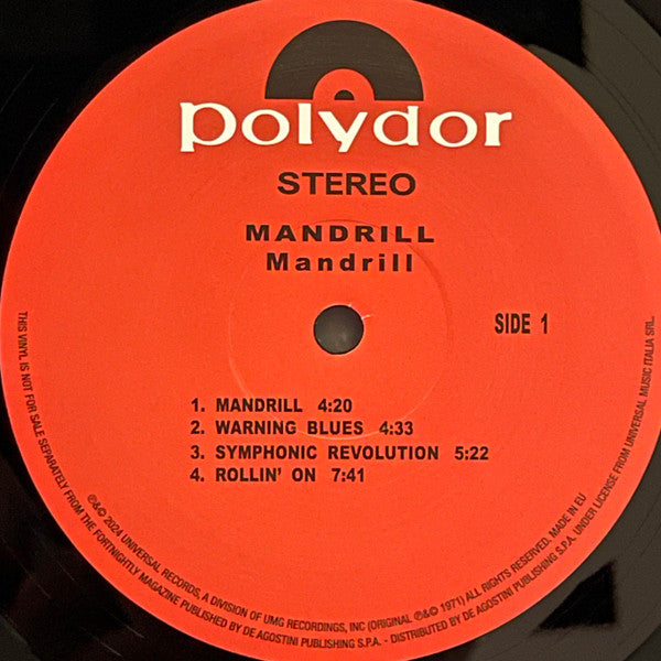 Mandrill : Mandrill (LP, Album, RE, 180)