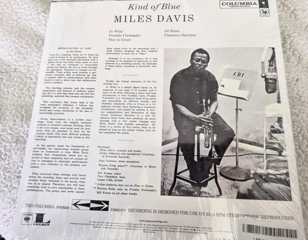 Miles Davis : Kind Of Blue (LP, Album, RE, RM, 180)