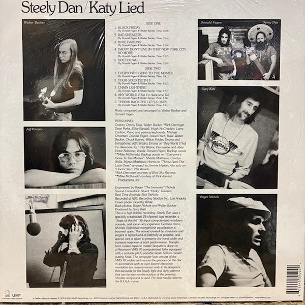 Steely Dan : Katy Lied (LP, Album, RE, RM)