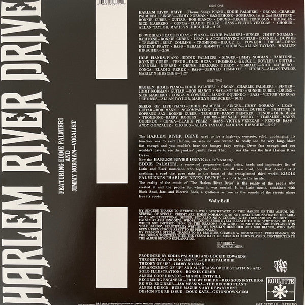Harlem River Drive : Harlem River Drive (LP, Album, Ltd, RE, Smo)