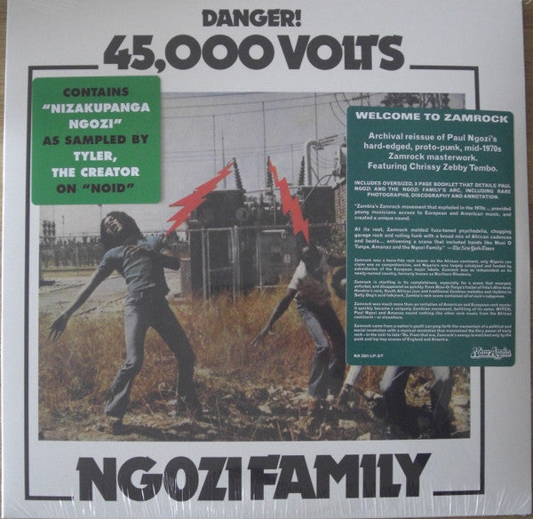 Ngozi Family : 45,000 Volts (LP, Album, RE)
