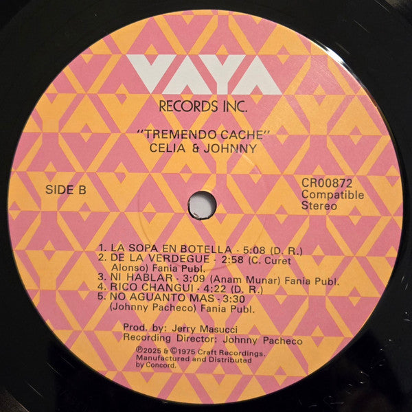 Celia* & Johnny* : Tremendo Caché (LP, Album, RE)
