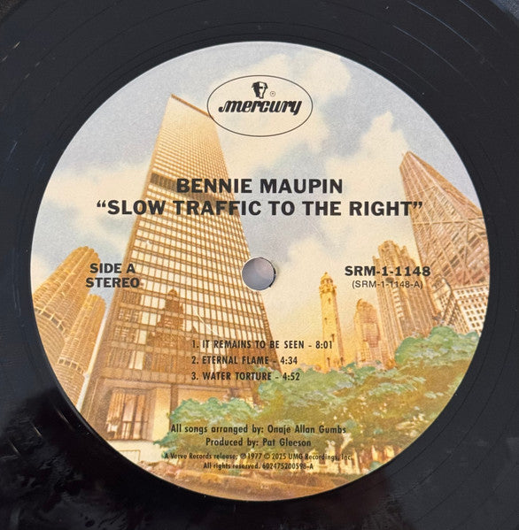 Bennie Maupin : Slow Traffic To The Right (LP, Album, RE, 180)