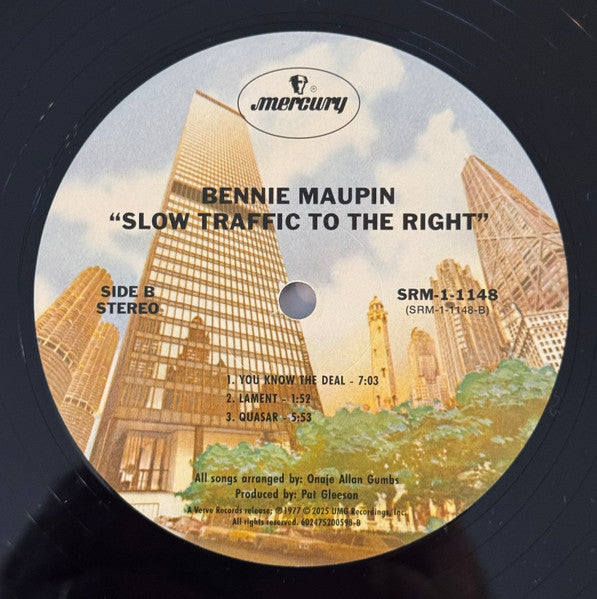 Bennie Maupin : Slow Traffic To The Right (LP, Album, RE, 180)
