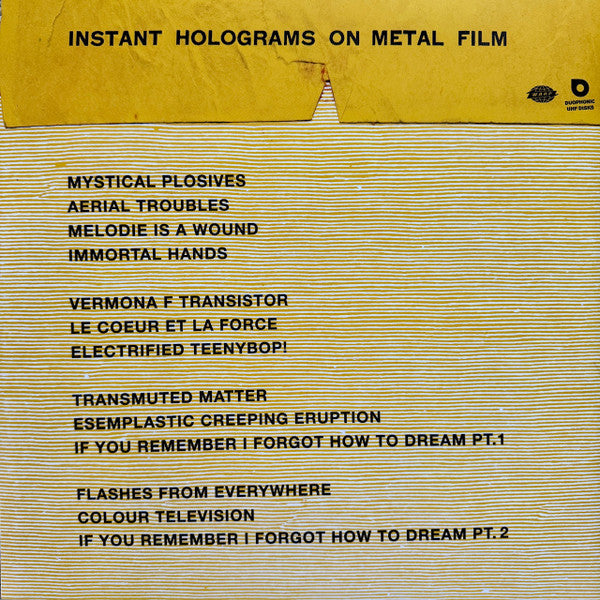 Stereolab : Instant Holograms On Metal Film (2xLP, Album, Ltd, Cle)
