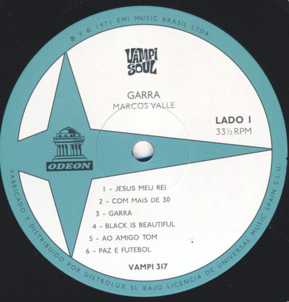 Marcos Valle : Garra (LP, Album, RE)