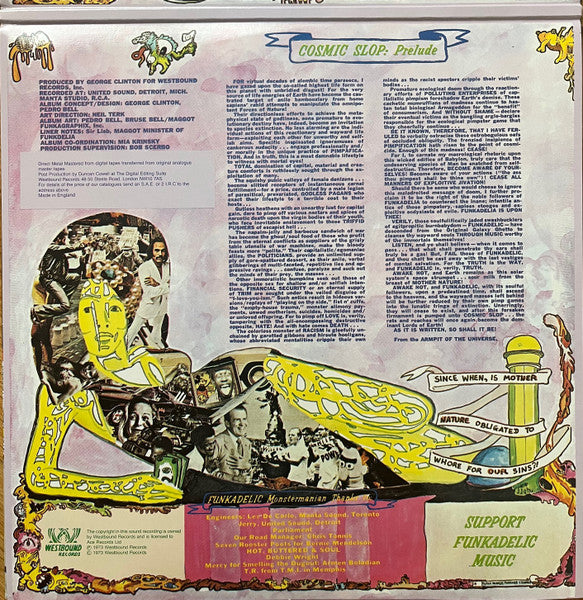 Funkadelic : Cosmic Slop (LP, Album, RE, Gat)
