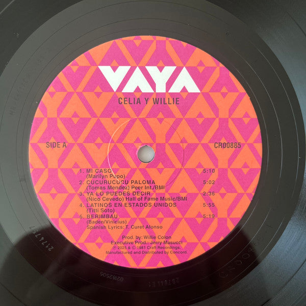 Celia Cruz Y Willie Colón : Celia Y Willie (LP, Album, RE, 180)