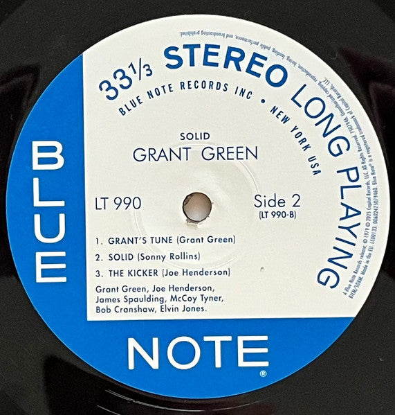 Grant Green : Solid (LP, RE, 180)