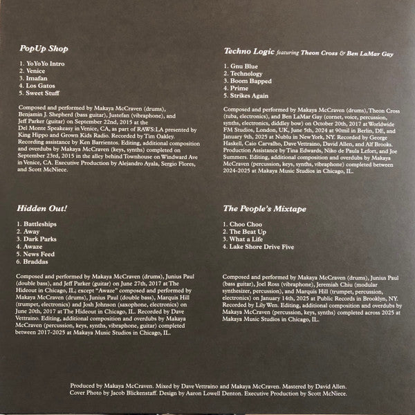 Makaya McCraven : Off The Record (2xLP, Comp)