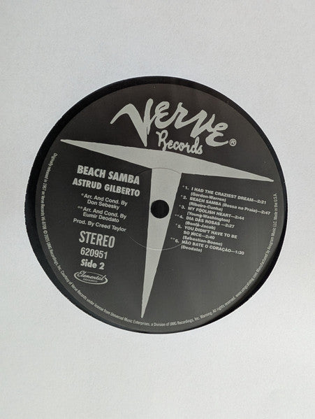 Astrud Gilberto : Beach Samba (LP, Album, RE, Spe)