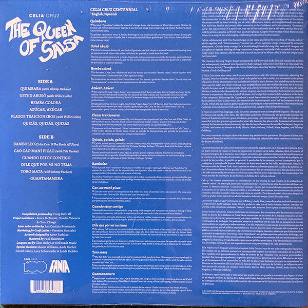 Celia Cruz : The Queen of Salsa (12", Album, Comp)
