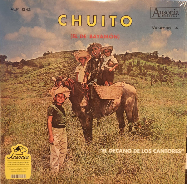 Chuito El De Bayamón (El Decano De Los Cantores)* Con Toñito Ferrer Y Sus Jibaros Modernos : Chuito (El De Bayamón) Volumen 4 - El Decano De Los Cantores (LP, Album, RE)
