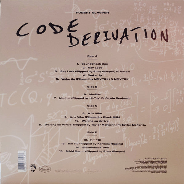 Robert Glasper : Code Derivation (2xLP, Album)