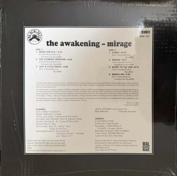 The Awakening (4) : Mirage (LP, Album, Ltd, RE, RM, Blu)