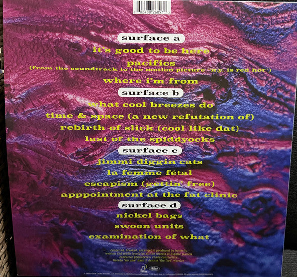 Digable Planets : Reachin' (A New Refutation Of Time And Space) (2xLP, Album, Ltd, RE, Blu)